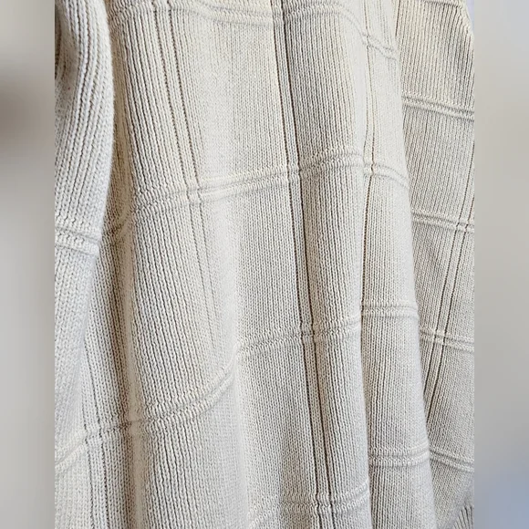 Arrow Cream Color Cotton Knit Sweater - Picture 3 of 6